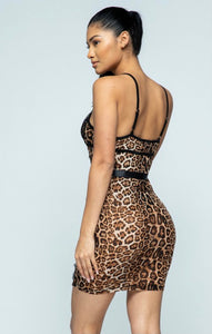Leopard Lacey Dress