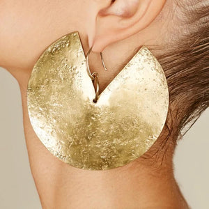Gold Scene Earrings