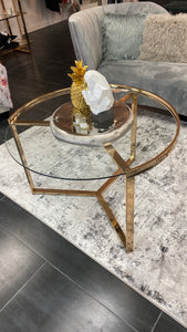 Gold Nesting Table Set